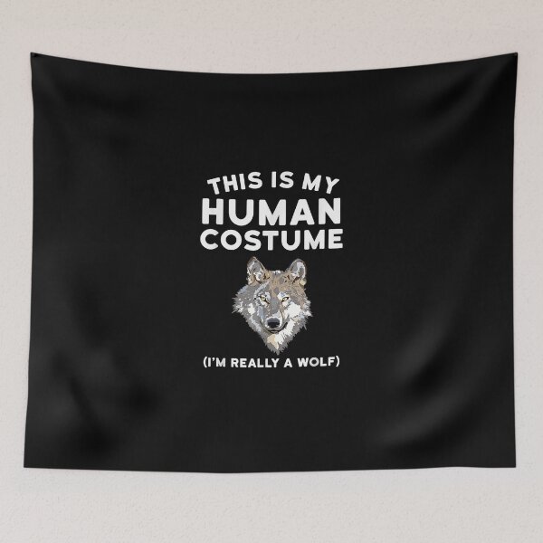 Item preview, This is My Human Costume Im Really a Wolf Men Kids designed and sold by RomishiAurra.