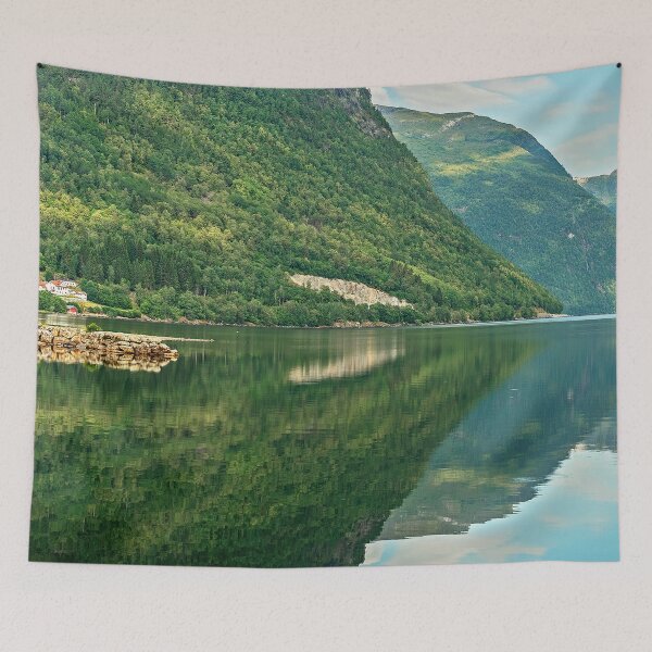 Item preview, Norwegian fjords Landscape designed and sold by JTS STORE.