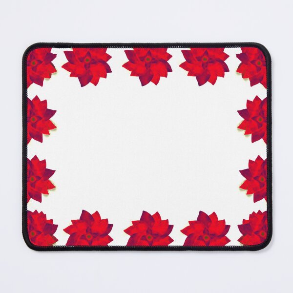Item preview, Red flowers frame design designed and sold by Midnightviera.