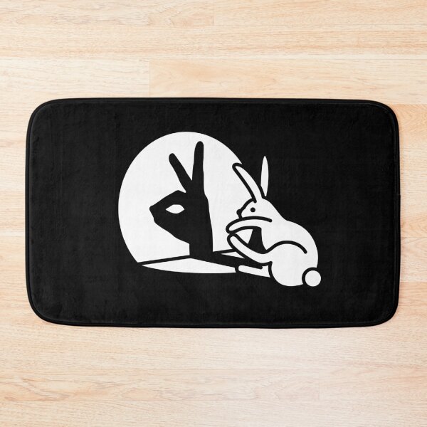Item preview, Funny Rabbit shadow hand shadow puppets bunny figure pop art designed and sold by LaundryFactory.