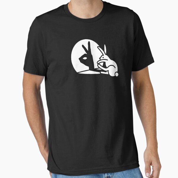 Item preview, Funny Rabbit shadow hand shadow puppets bunny figure pop art designed and sold by LaundryFactory.