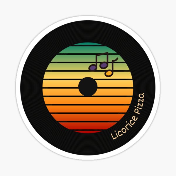 Pizza à la réglisse Sticker