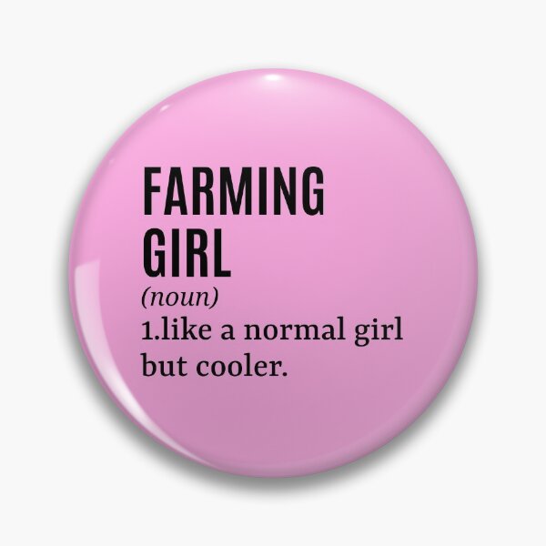 Item preview, Farming Girl Funny Quote designed and sold by MountainD.