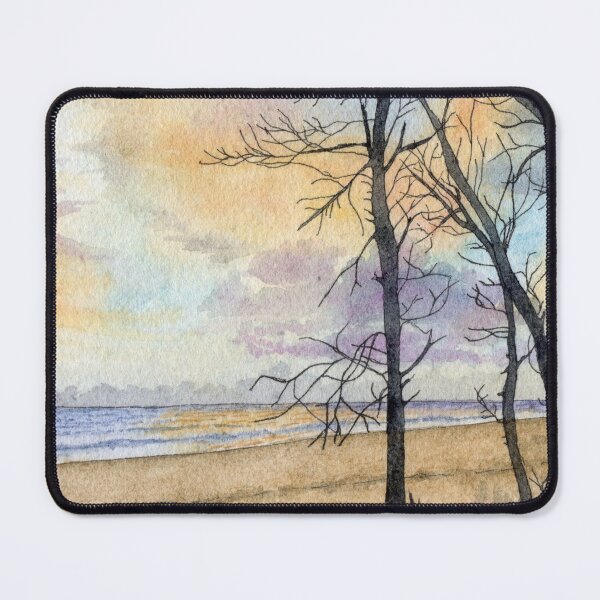 Item preview, Beachside Sunset Watercolor designed and sold by euniza.