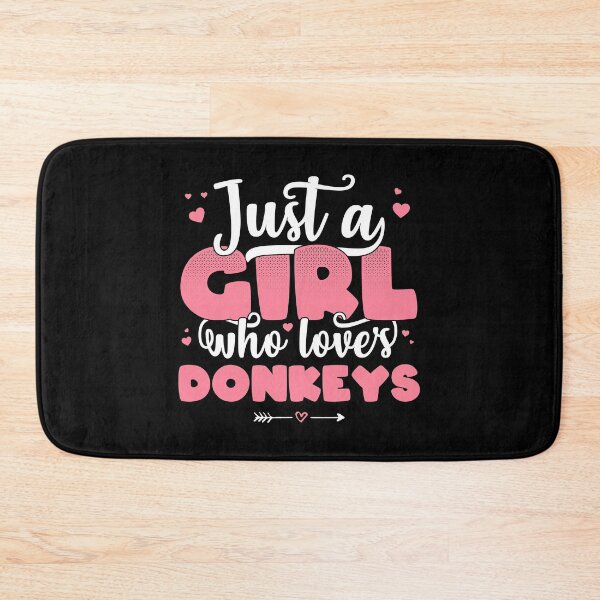 Item preview, Just A Girl Who Loves donkeys - Cute donkey lover gift graphic designed and sold by theodoros20.