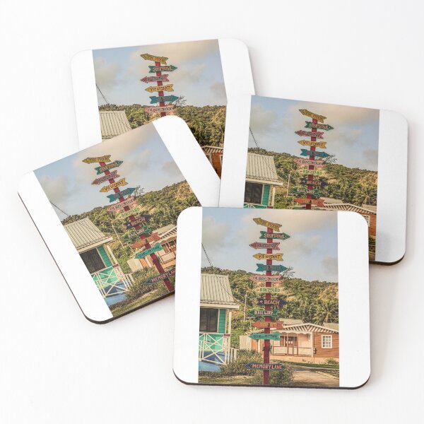 Item preview, To the Moon, signpost, Bathsheba, Barbados designed and sold by Stravaigin.