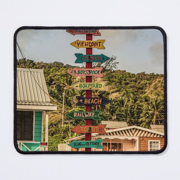 Item preview, To the Moon, signpost, Bathsheba, Barbados designed and sold by Stravaigin.