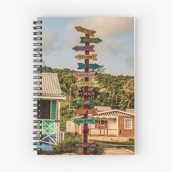 Item preview, To the Moon, signpost, Bathsheba, Barbados designed and sold by Stravaigin.