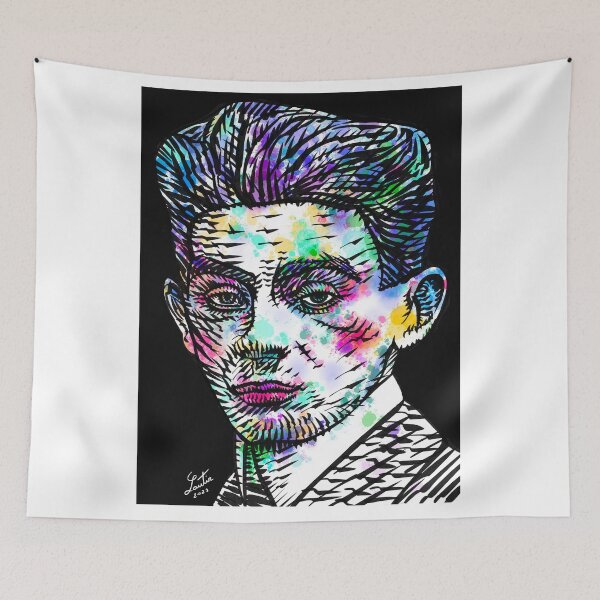 Item preview, EGON SCHIELE watercolor and ink portrait .1 designed and sold by lautir.