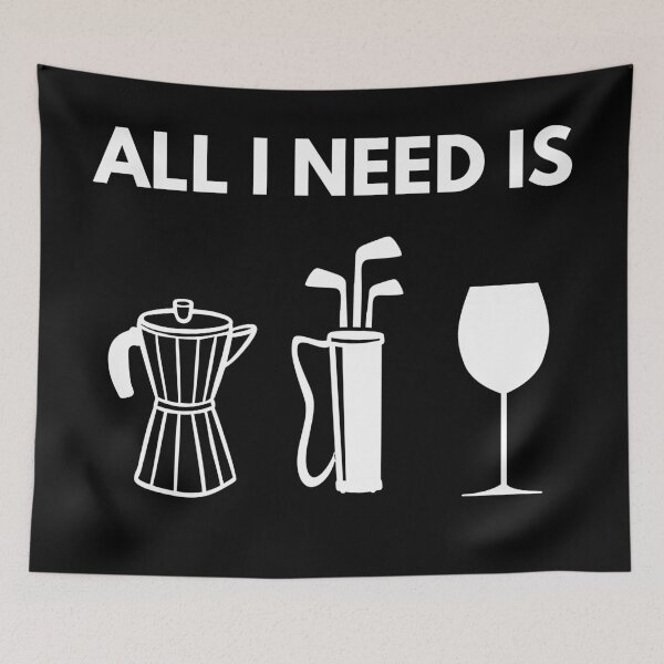 Item preview, Coffee Golf Wine designed and sold by LiToDesignCo.