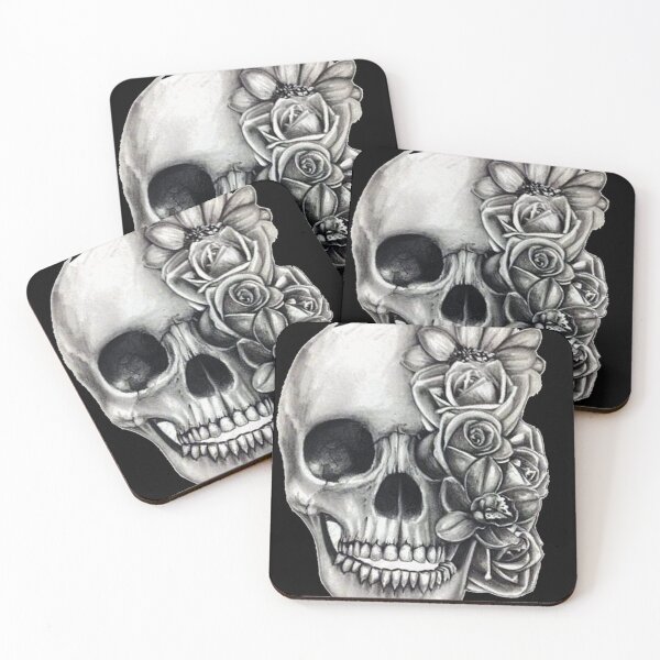 Item preview, Floral skull  designed and sold by Anmol08.