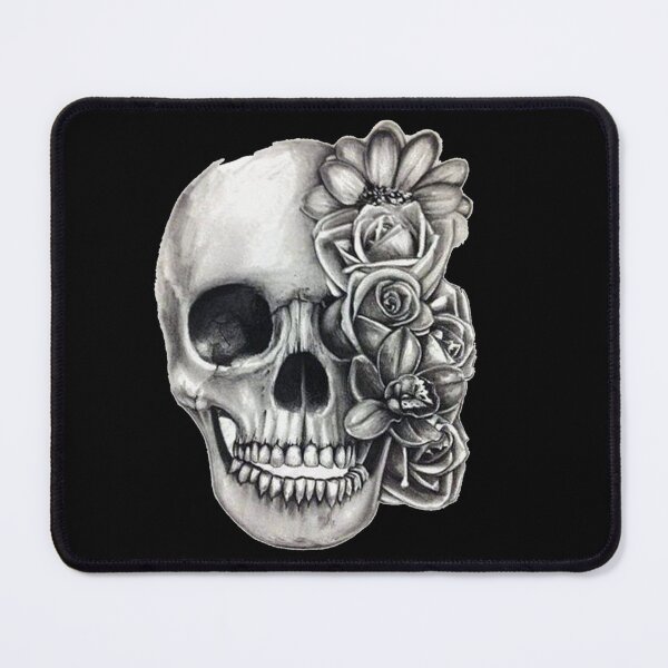 Item preview, Floral skull designed and sold by Anmol08.