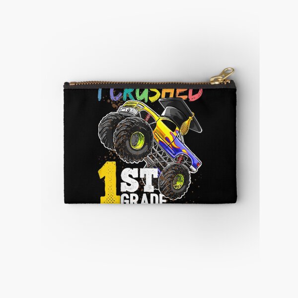 Item preview, I Crushed 1st Grade Monster Truck Graduation Cap designed and sold by Sayfullahsel.
