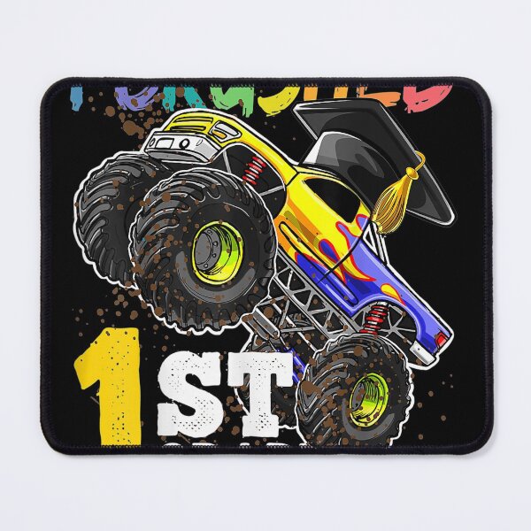Item preview, I Crushed 1st Grade Monster Truck Graduation Cap designed and sold by Sayfullahsel.