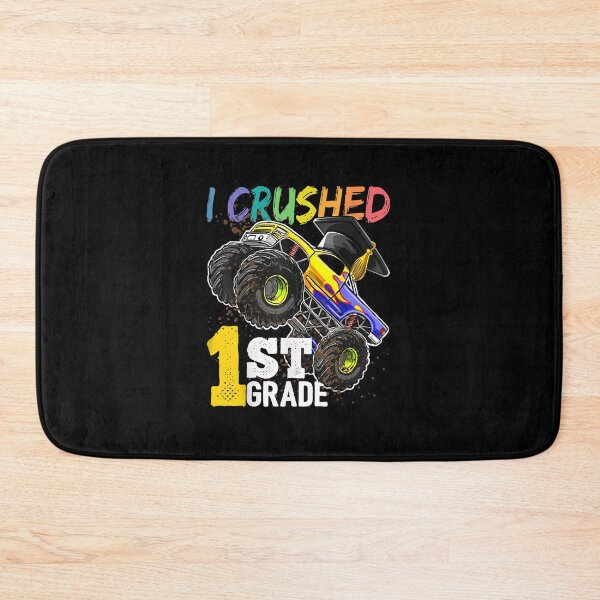 Item preview, I Crushed 1st Grade Monster Truck Graduation Cap designed and sold by Sayfullahsel.