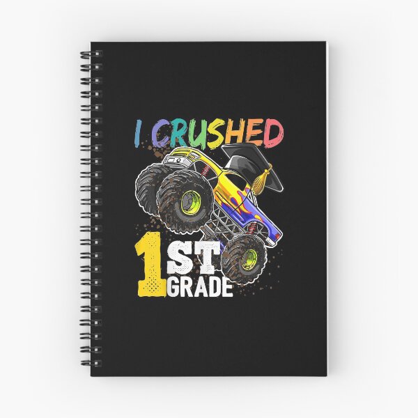 Item preview, I Crushed 1st Grade Monster Truck Graduation Cap designed and sold by Sayfullahsel.