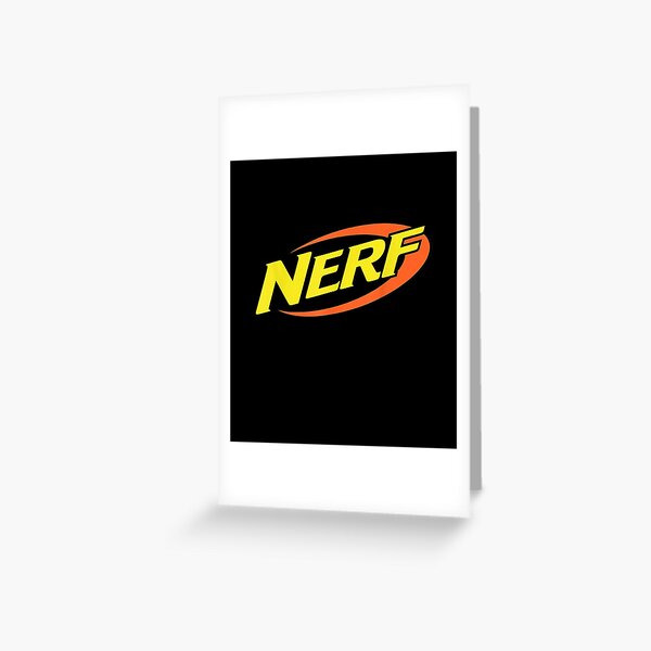 Nerf Logo 90s Neon Greeting Card for Sale by 90sLoveLove