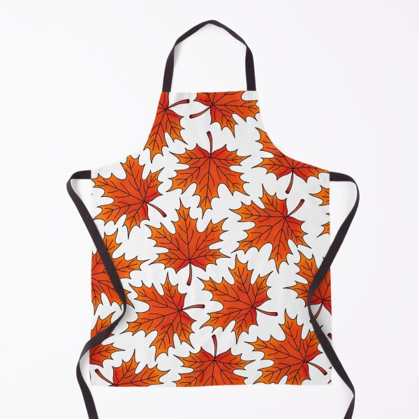 Item preview, Cute Red Orange Fall Leaf Pattern designed and sold by CDBCreations.