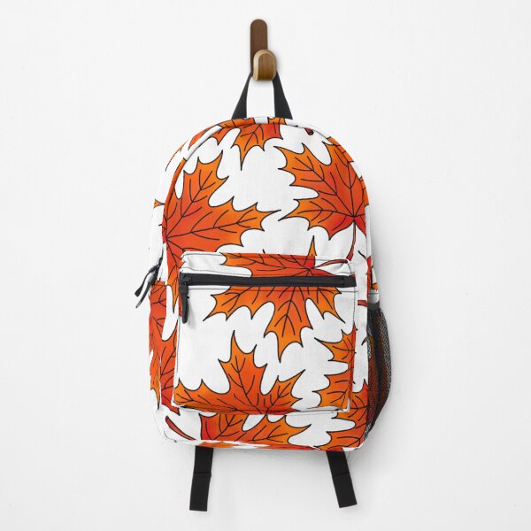 Item preview, Cute Red Orange Fall Leaf Pattern designed and sold by CDBCreations.