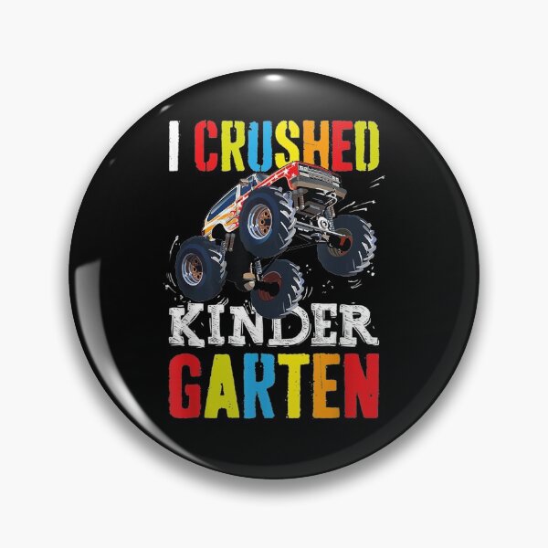 Item preview, I Crushed Kindergarten Graduation Boys Monster Truck designed and sold by Sayfullahsel.