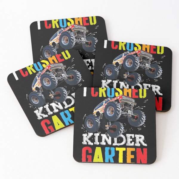 Item preview, I Crushed Kindergarten Graduation Boys Monster Truck designed and sold by Sayfullahsel.