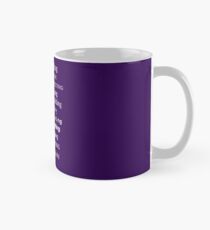 Librarian white text Mug