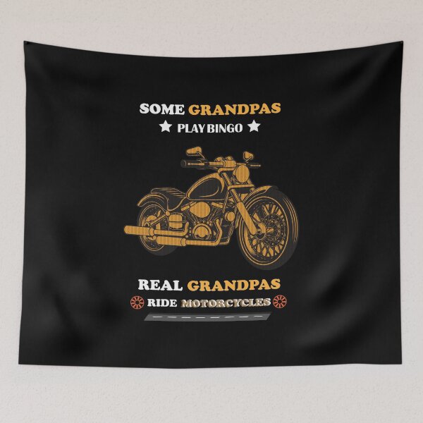 Item preview, some grandpas play bingo real grandpas ride motorcycles: thanksgiving,wedding,gift,event, Dad Joke, Design, Funny,grandpas designed and sold by comeonyassine21.