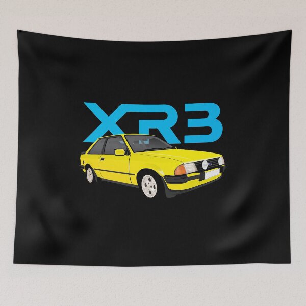 Item preview, Ford Escort XR3 in yellow designed and sold by knappidesign.