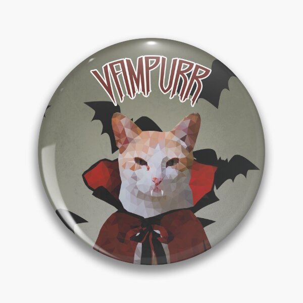 Item preview, Low Poly Halloween Vampurr Vampire Cat designed and sold by LowPolyGKDesign.