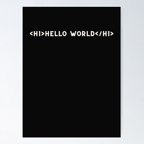 Artikel-Vorschau von Hallo Welt, designt und verkauft von cleftshop.