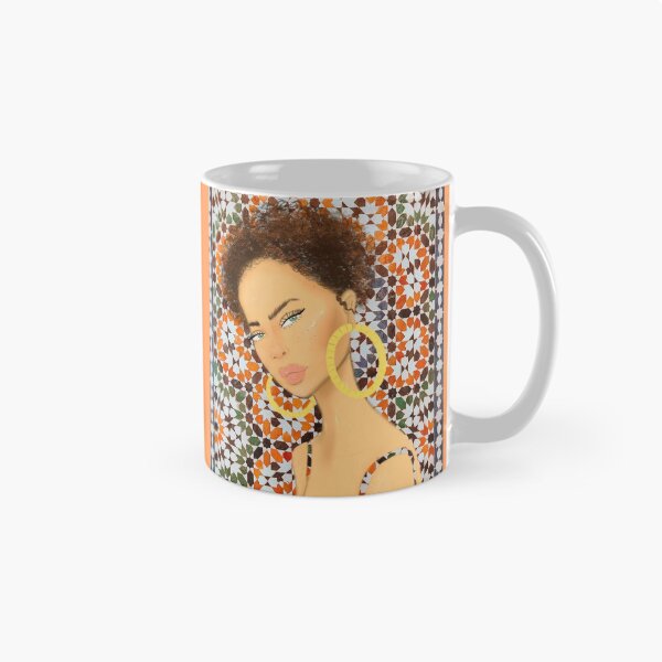 Item preview, Afro Moroccan girl boho decor Zelig drawing designed and sold by Imanitasong.