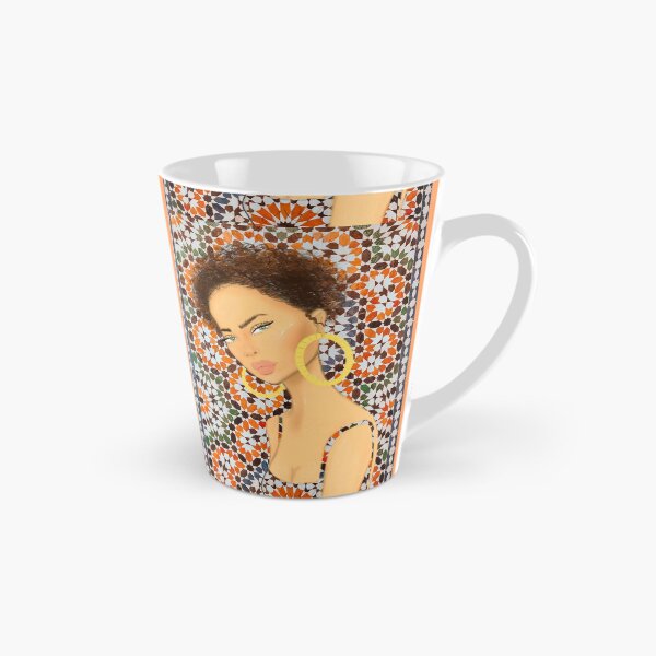 Item preview, Afro Moroccan girl boho decor Zelig drawing designed and sold by Imanitasong.