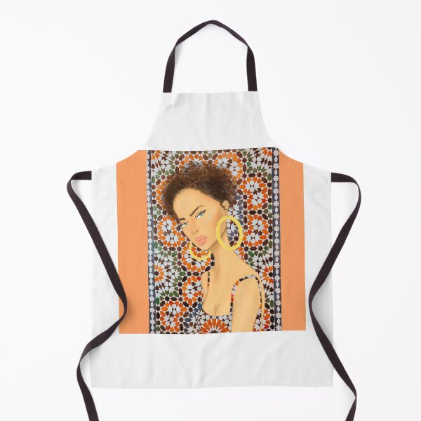 Item preview, Afro Moroccan girl boho decor Zelig drawing designed and sold by Imanitasong.
