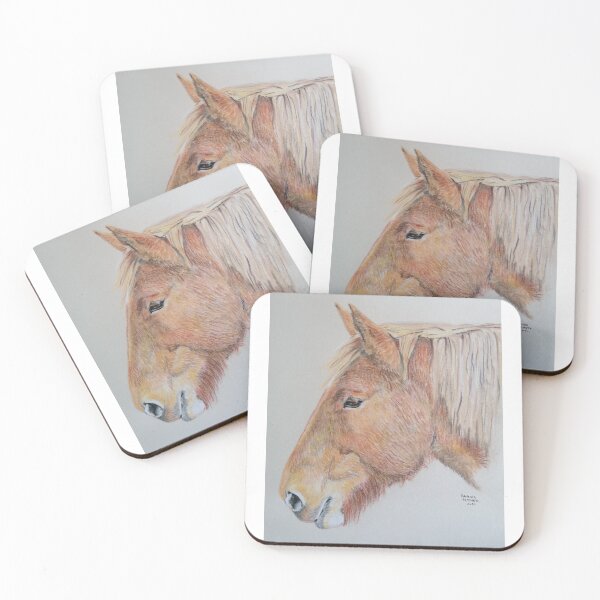 Item preview, Suffolk punch in his winter coat designed and sold by Hanpan.