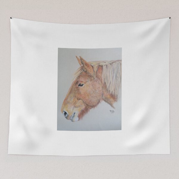 Item preview, Suffolk punch in his winter coat designed and sold by Hanpan.