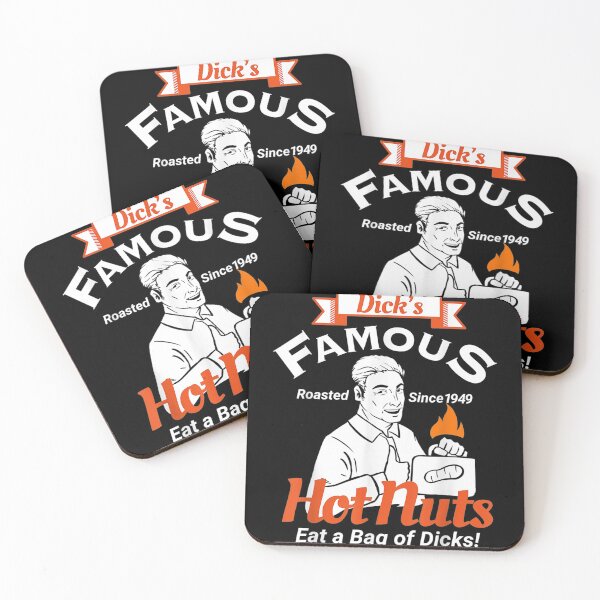 Item preview, Dicks Famous Hot Nuts Eat a Bag of Dicks Funny Adult Humor designed and sold by MuratshiMana.