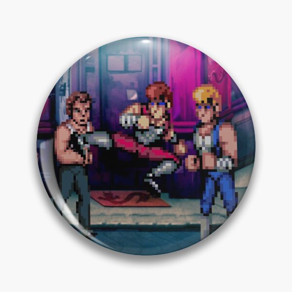 Item preview, Double Dragon pixel art designed and sold by smurfted.