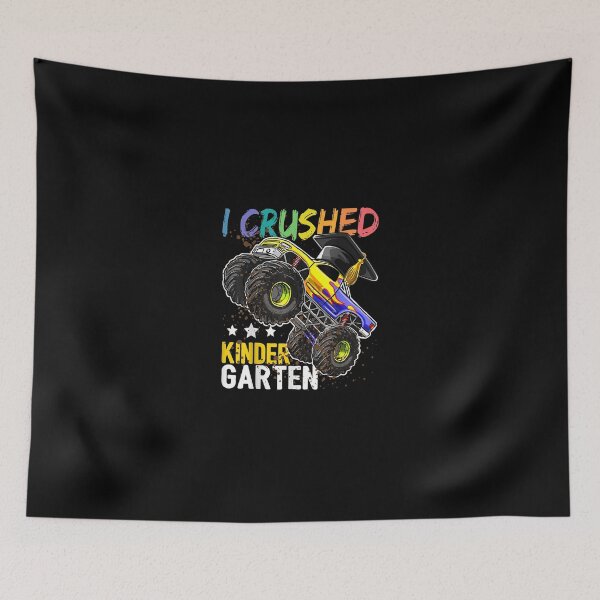 Item preview, I Crushed Kindergarten Monster Truck Graduation Boys designed and sold by MuratshiMana.