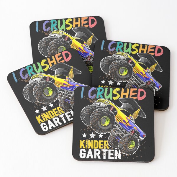 Item preview, I Crushed Kindergarten Monster Truck Graduation Boys designed and sold by MuratshiMana.