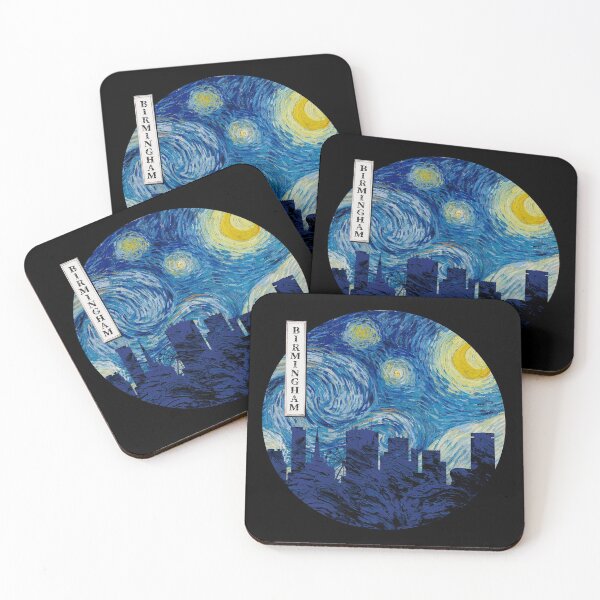 Item preview, Birmingham Starry Night Van Gogh Circle designed and sold by DFerraz.
