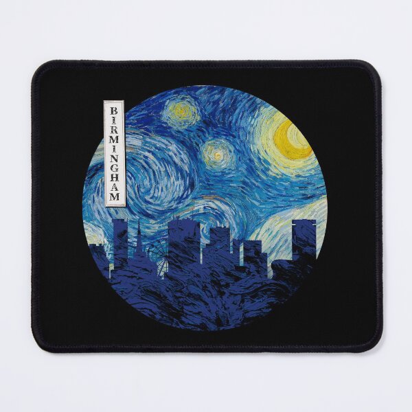Item preview, Birmingham Starry Night Van Gogh Circle designed and sold by DFerraz.