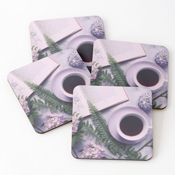 Item preview, Photo artwork: Hydrangea Flowers, Cup of Coffee, Book designed and sold by GrayCatGraphics.