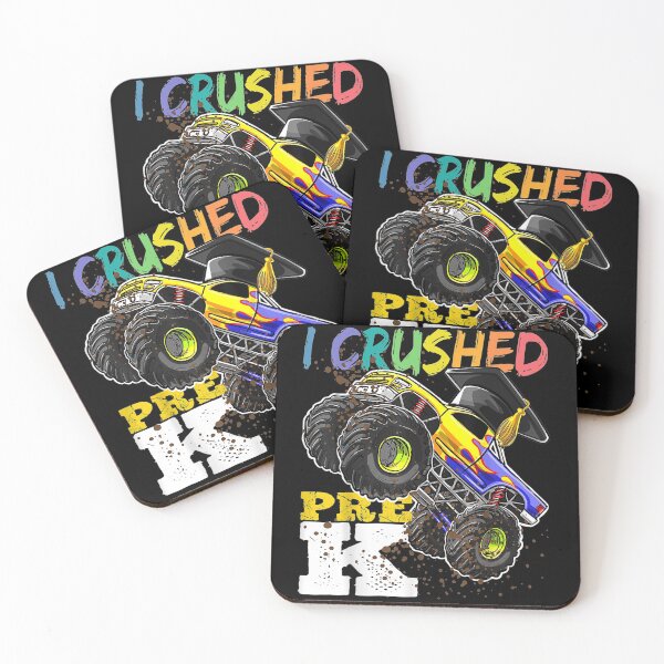 Item preview, I Crushed PreK Monster Truck Graduation Cap Boys designed and sold by MuratshiMana.