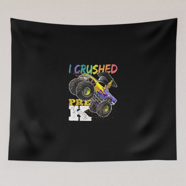 Item preview, I Crushed PreK Monster Truck Graduation Cap Boys designed and sold by MuratshiMana.