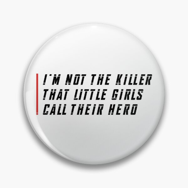 Item preview, I'm Not the Killer That Little Girls Called Their Hero (Red and Black) designed and sold by FilipeFerreira.