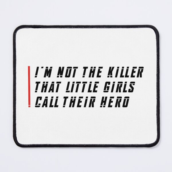 Item preview, I'm Not the Killer That Little Girls Called Their Hero (Red and Black) designed and sold by FilipeFerreira.