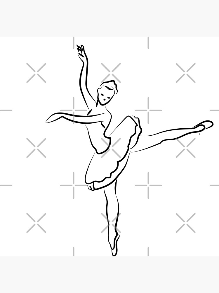 Professional Ballet Dancer Drawing