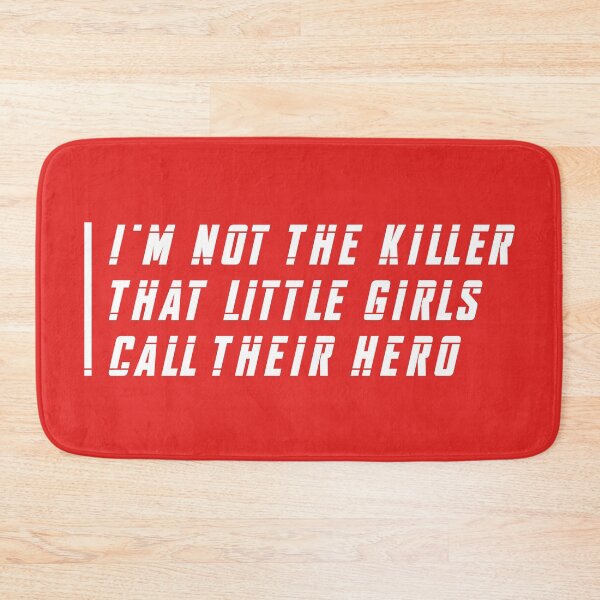Item preview, I'm Not the Killer That Little Girls Called Their Hero (Red BG) designed and sold by FilipeFerreira.