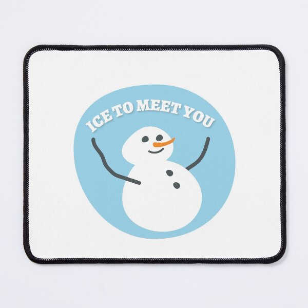 Item preview, Ice To Meet You | Christmas Gift Ideas | Snowman Puns designed and sold by Fluffy-Vectors.