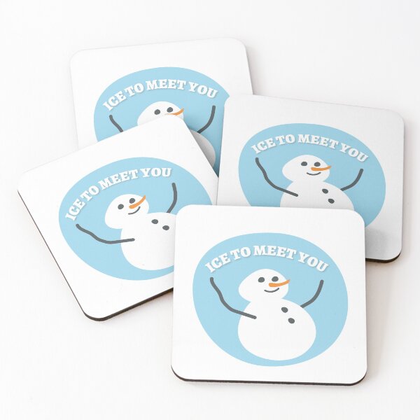 Item preview, Ice To Meet You | Christmas Gift Ideas | Snowman Puns designed and sold by Fluffy-Vectors.